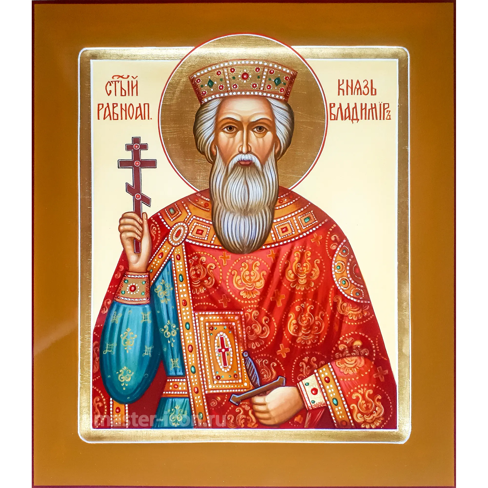 Икона князя Владимира Икона князя Владимира